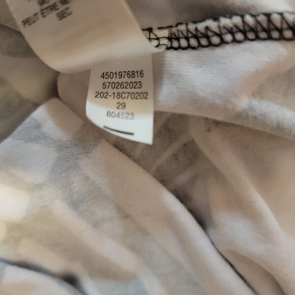 Chico's Neutral Fusion Woven-Hem Tunic - sz Large - Picture 7 of 7